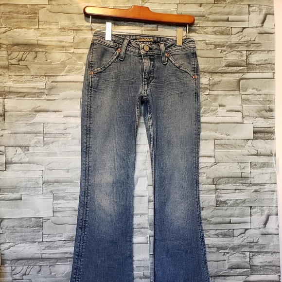Hudson Jeans Women’s Size 24 Flare Leg High Rise Denim Classic Bootcut Retro - Picture 3 of 13
